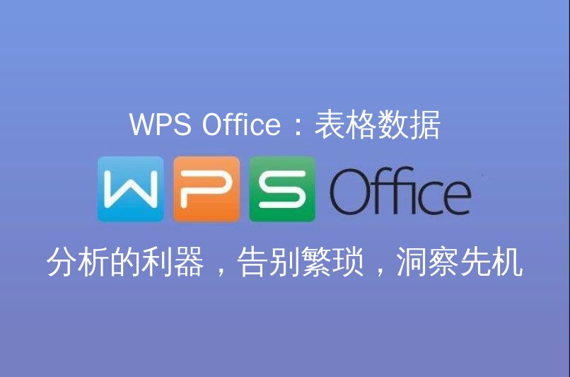 WPS Office：表格数据分析的利器，告别繁琐，洞察先机 | 金山办公金山WPS Office官网 - WPS Office操作指南