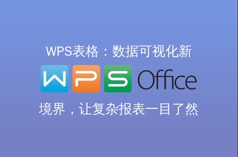WPS表格数据可视化界面展示