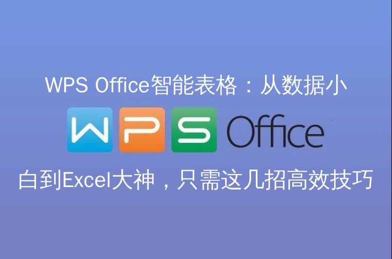WPS Office智能表格：从数据小白到Excel大神，只需这几招高效技巧 | 金山办公金山WPS Office官网 - WPS Office操作指南