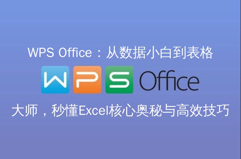 WPS Office表格界面和基础操作演示